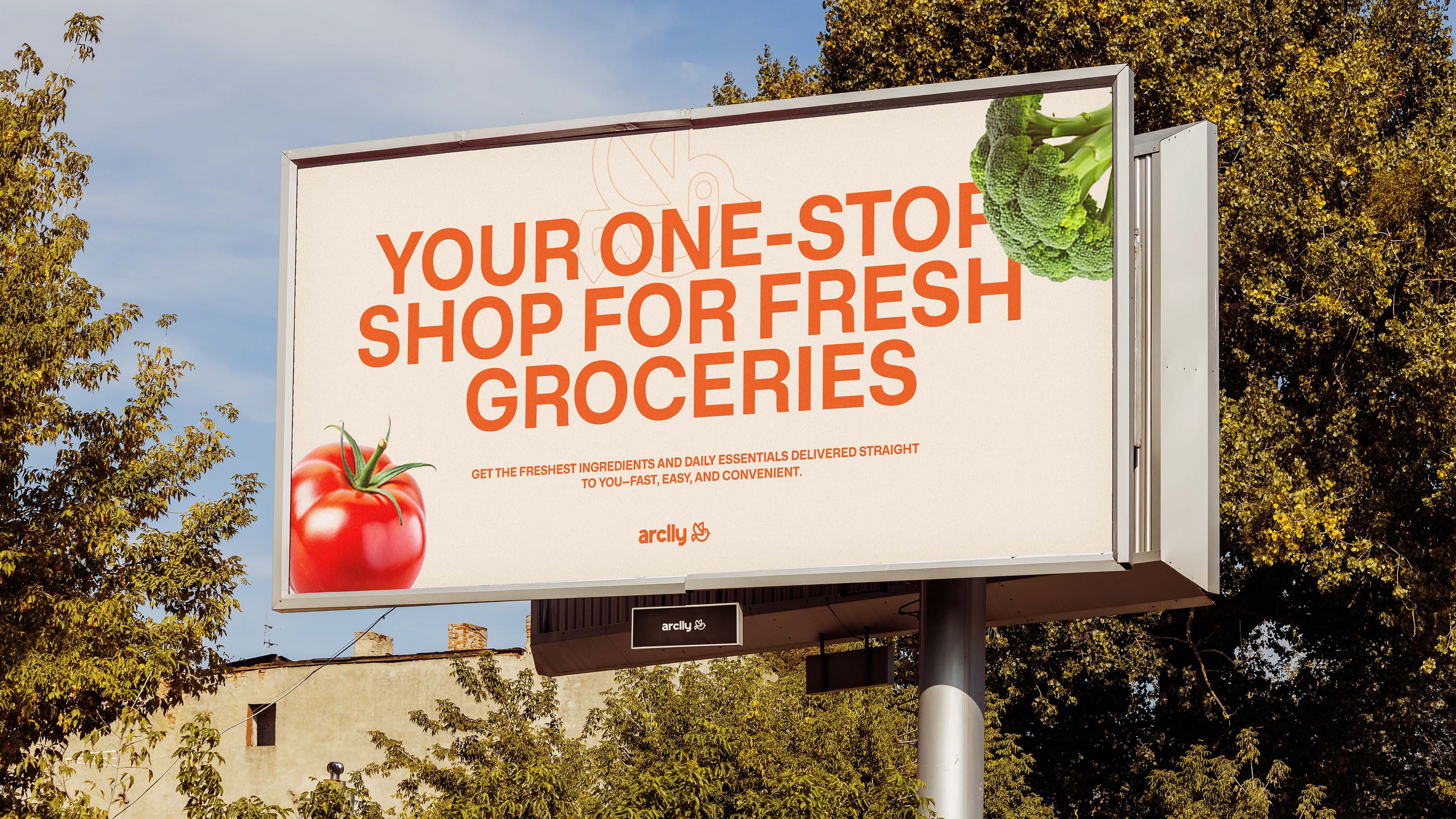 ARCLLY — grocery brand identity
